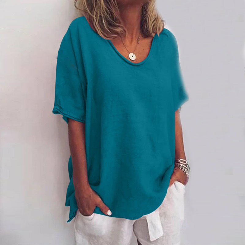 Romina – Bequeme und lässige weite Passform Bluse