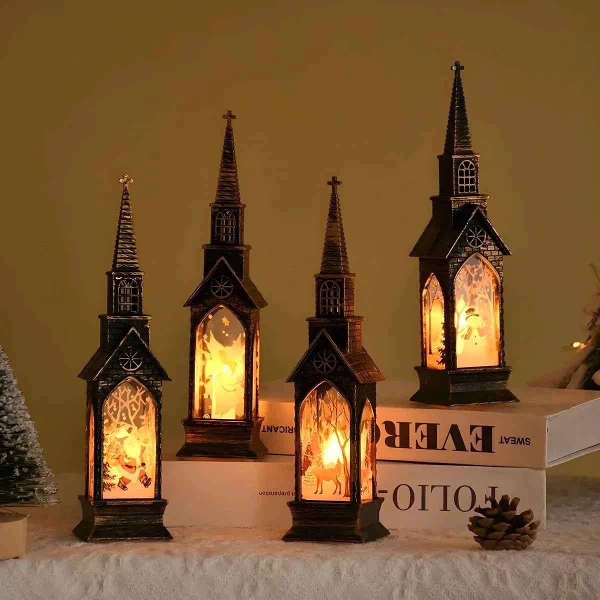 GlowJoy - Elegante moderne Weihnachtsdekoration mit LED-Lichtern für eine fantastische festliche Stimmung