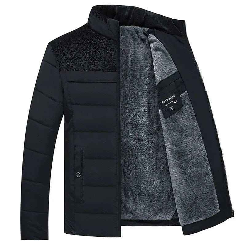 Refined Padded Cold-Weather Coat