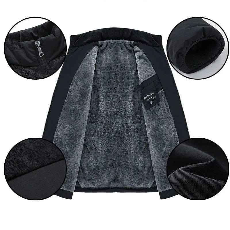 Refined Padded Cold-Weather Coat