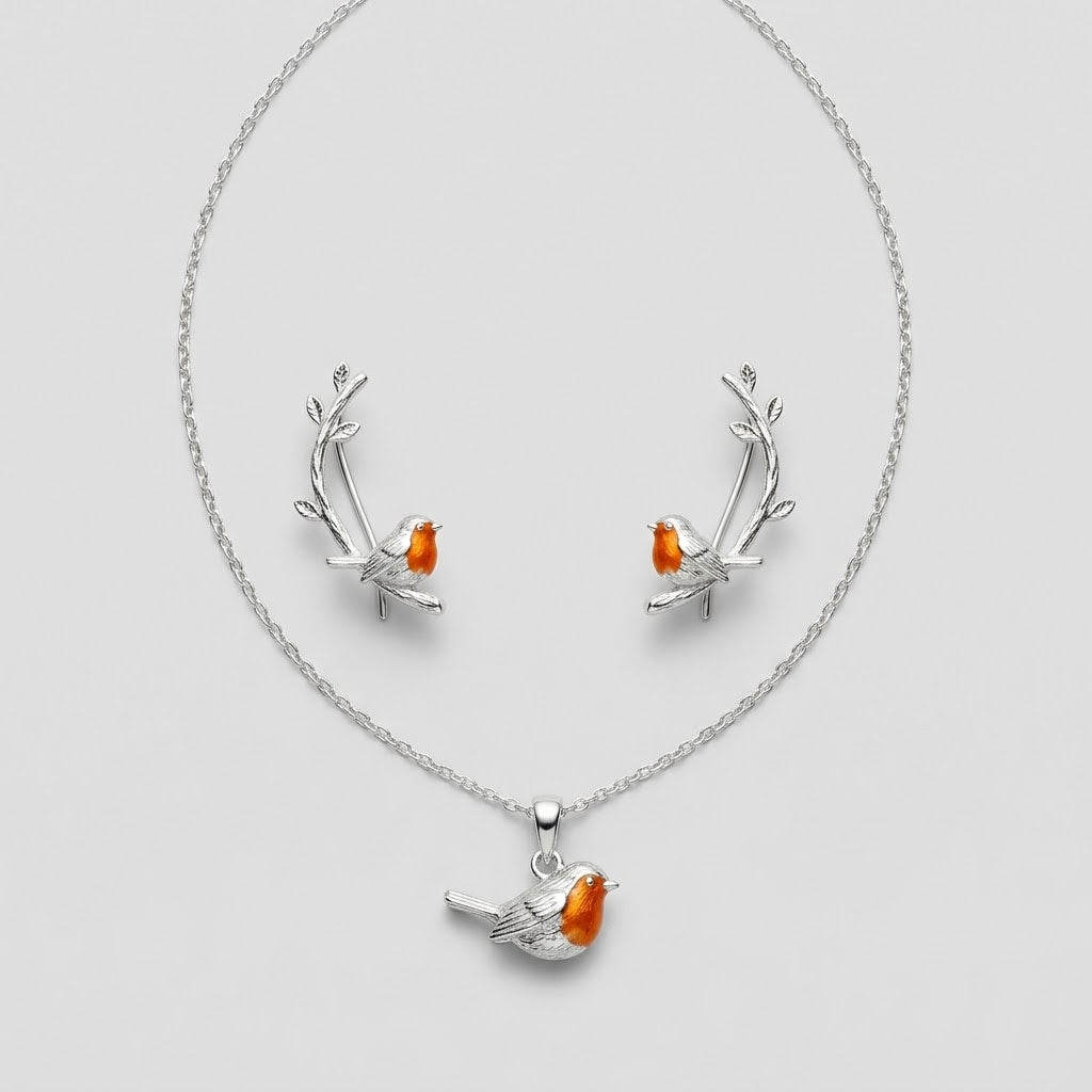 Gluecksvogel Schmuckset - Symbol der Hoffnung