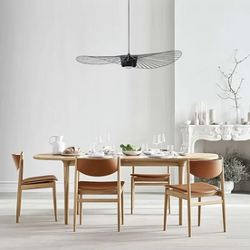 Moderne LED-Hängelampen mit buntem Stoffschirm und eingebauten Designs für ein elegantes Interieur