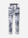 Klassiske gamle bomuldsjeans for det trendy high street look til damer