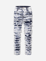 Klassische Alte Baumwolljeans für den trendigen High Street Look Damen