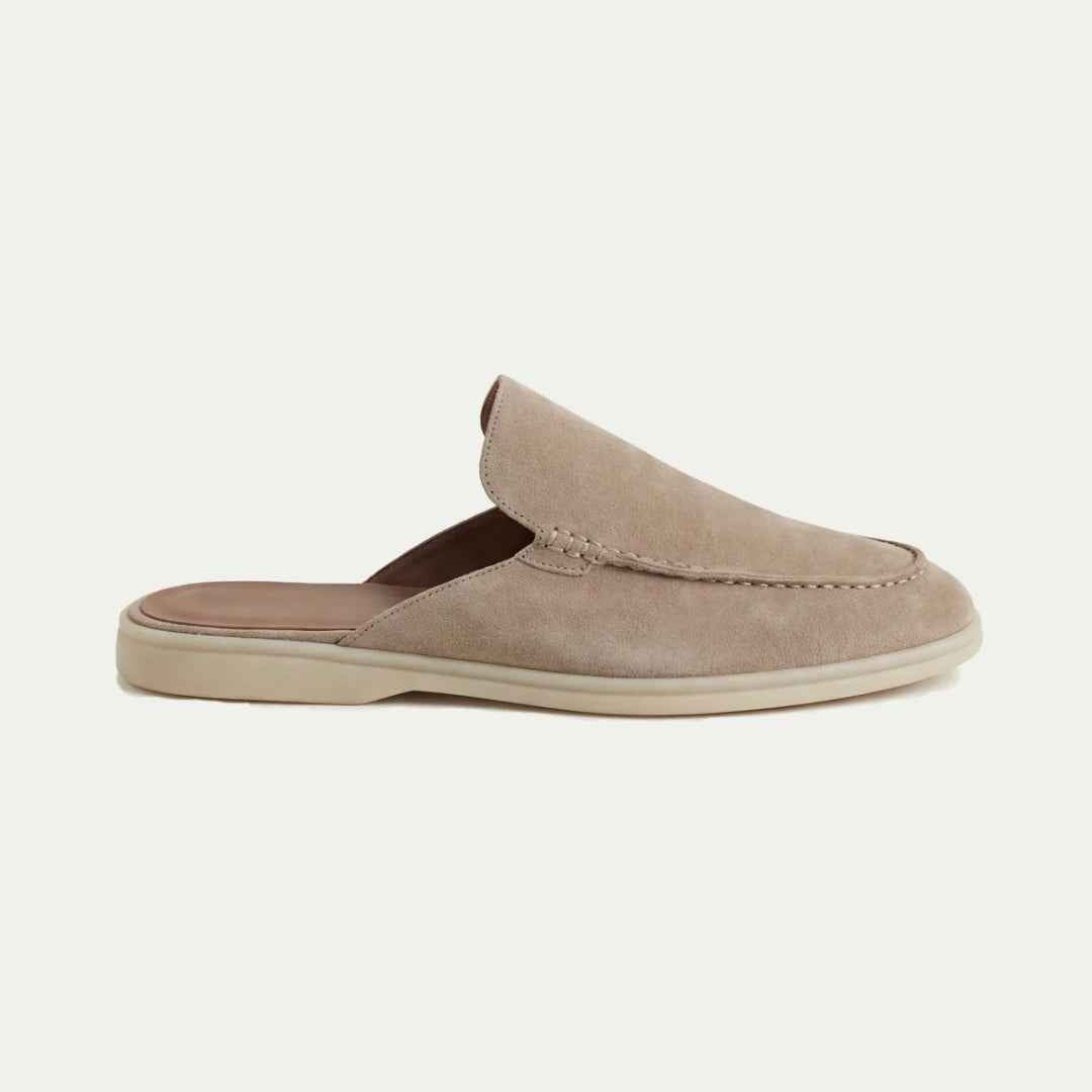 Sandales : Mules homme à enfiler dans Beige