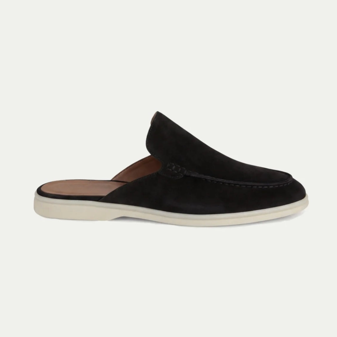 Sandales : Mules homme à enfiler dans Noir