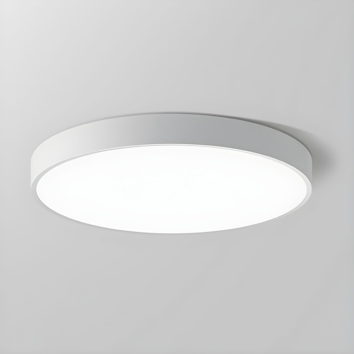Moderne Runde LED Deckenleuchte Flache Scheibe