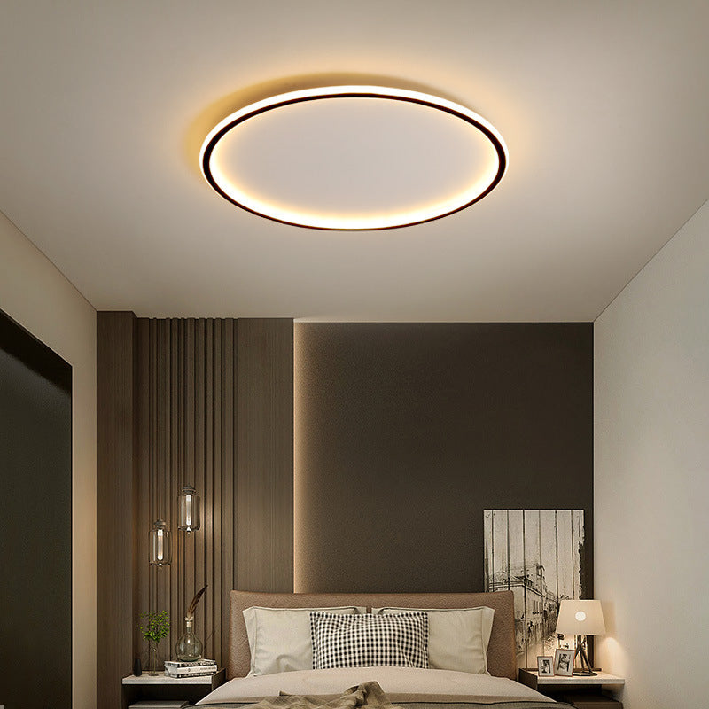 Deckenleuchte, Rund, Skandinavische LED, Dimmbar, Aluminium