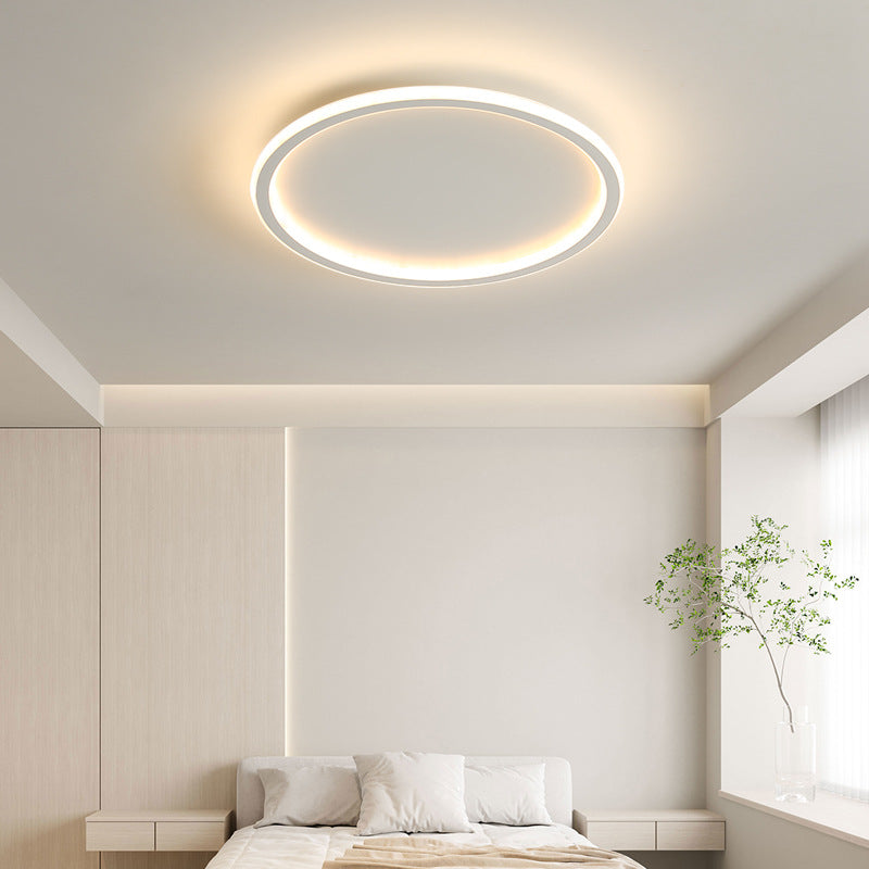 Deckenleuchte, Rund, Skandinavische LED, Dimmbar, Aluminium