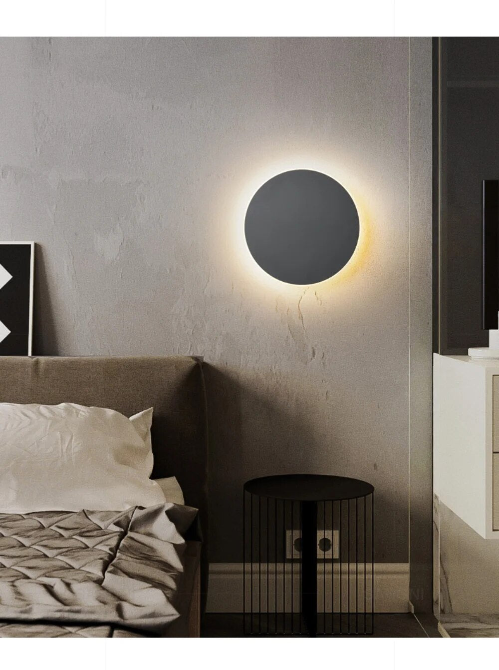 Runde LED-Wandlampe SleekSphere – Modern und elegantes Beleuchtung für Ihr Zuhause