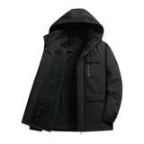 Wärmer gefütterter Winterparka mit stilvoller Kapuze für optimalen Komfort