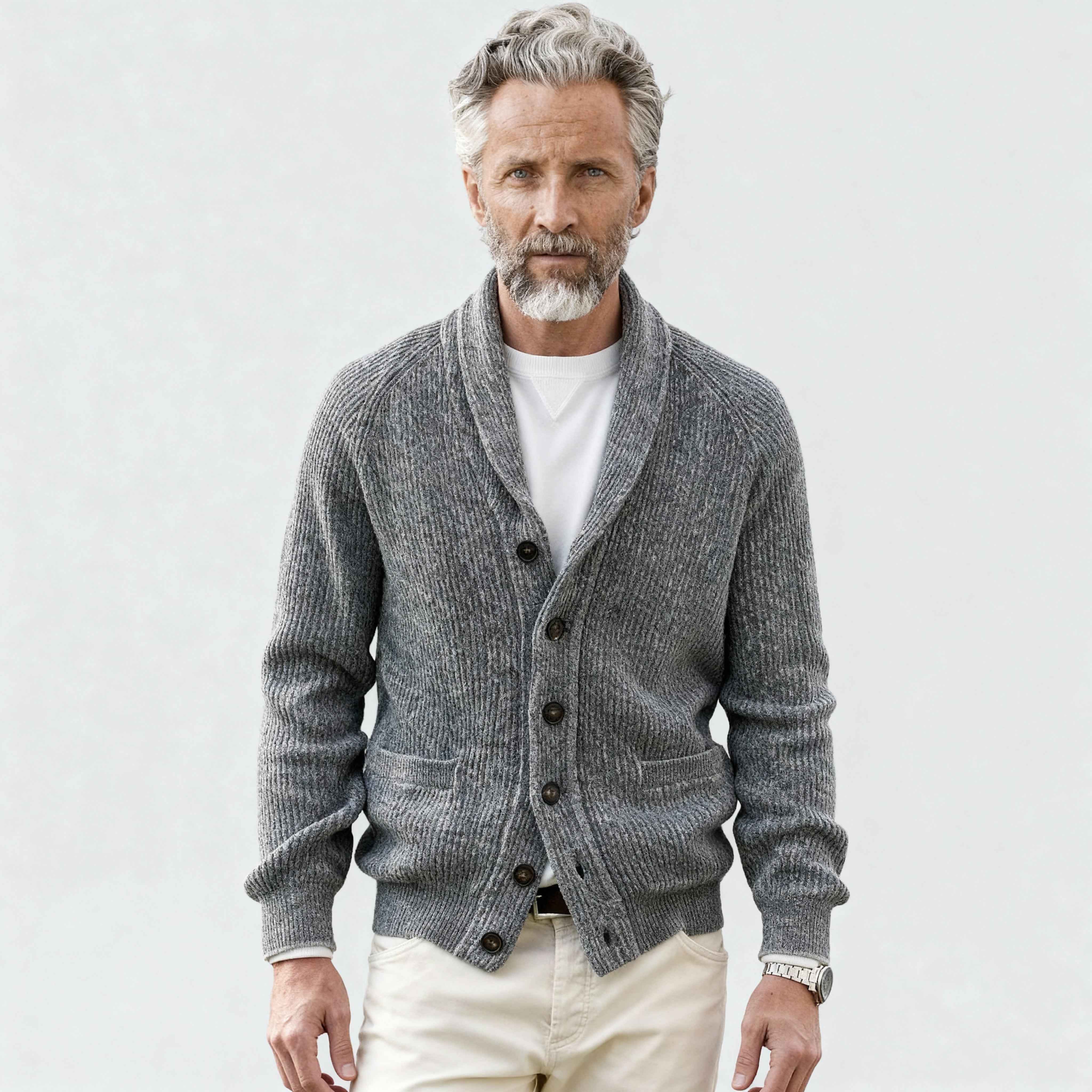 Henry Herren-Cardigan – Zeitloser Stil, Alltagstauglicher Komfort