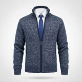 Owen Einfarbiges Strickcardigan mit Stehkragen Damen