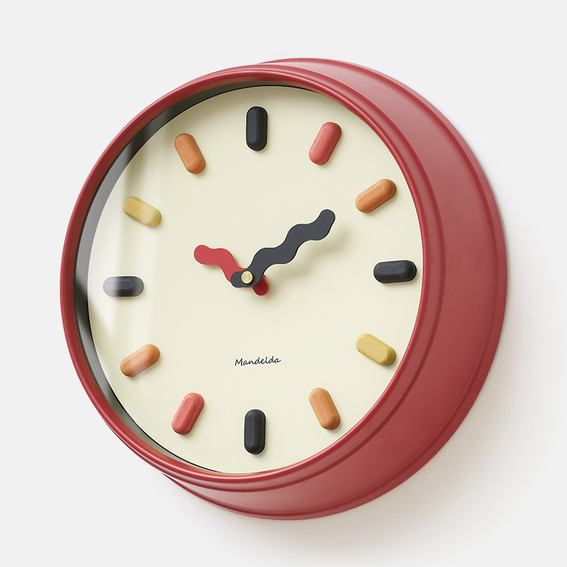 3D Nordische Wanduhr Lautloses Uhrwerk für Wohnzimmer & Schlafzimmer