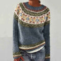 Elegant retro-stil pullover til et unikt look til damer