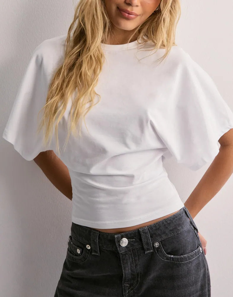 Rachel - T-Shirt mit weiten Ärmeln und Icon-Logo