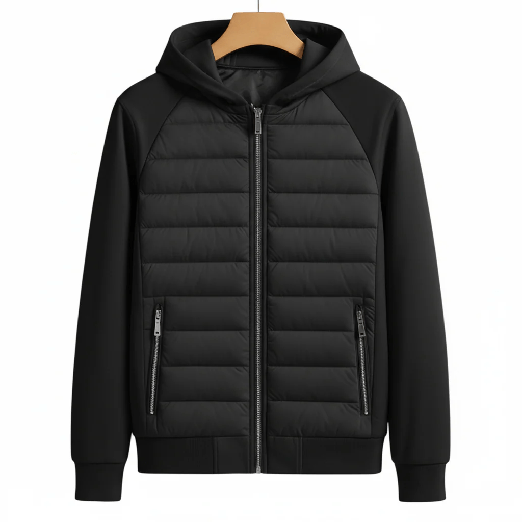 Philipp – Modische Kapuzenjacke mit praktischer Reißverschlusstasche an der Seite