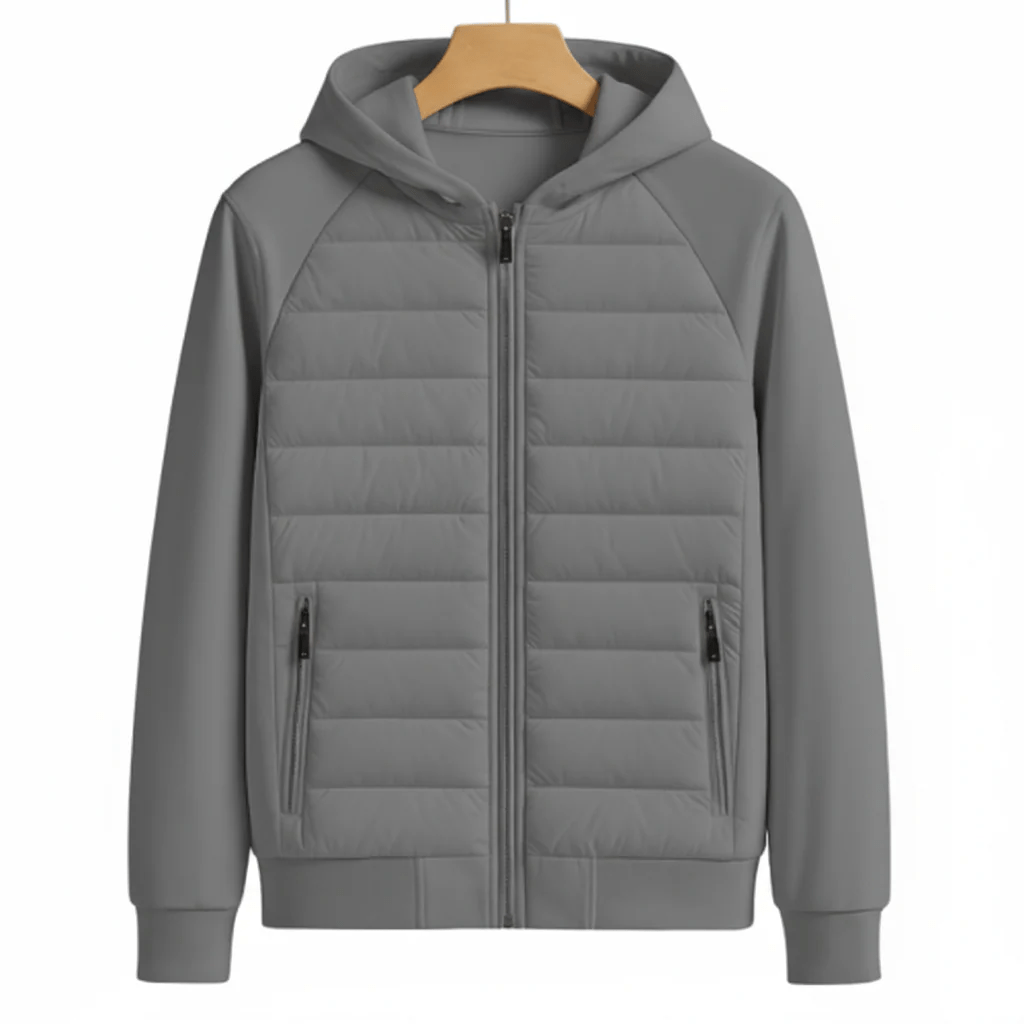 Philipp – Modische Kapuzenjacke mit praktischer Reißverschlusstasche an der Seite