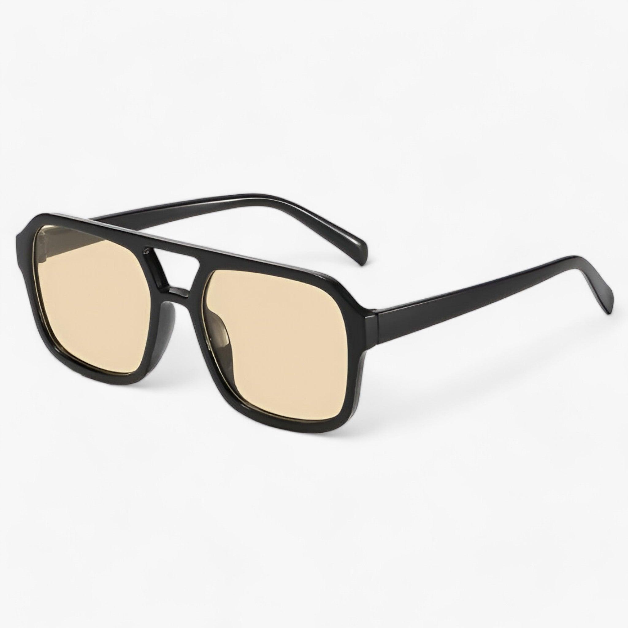 ICONIC - Gafas de sol cuadradas vintage: protección ocular elegante y atemporal para cualquier ocasión