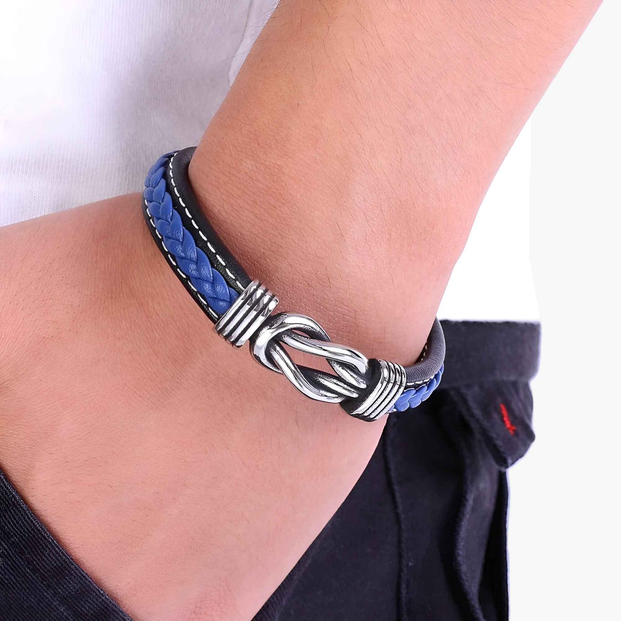 Ægte læderarmbånd - Elegance und robusthed kombineret