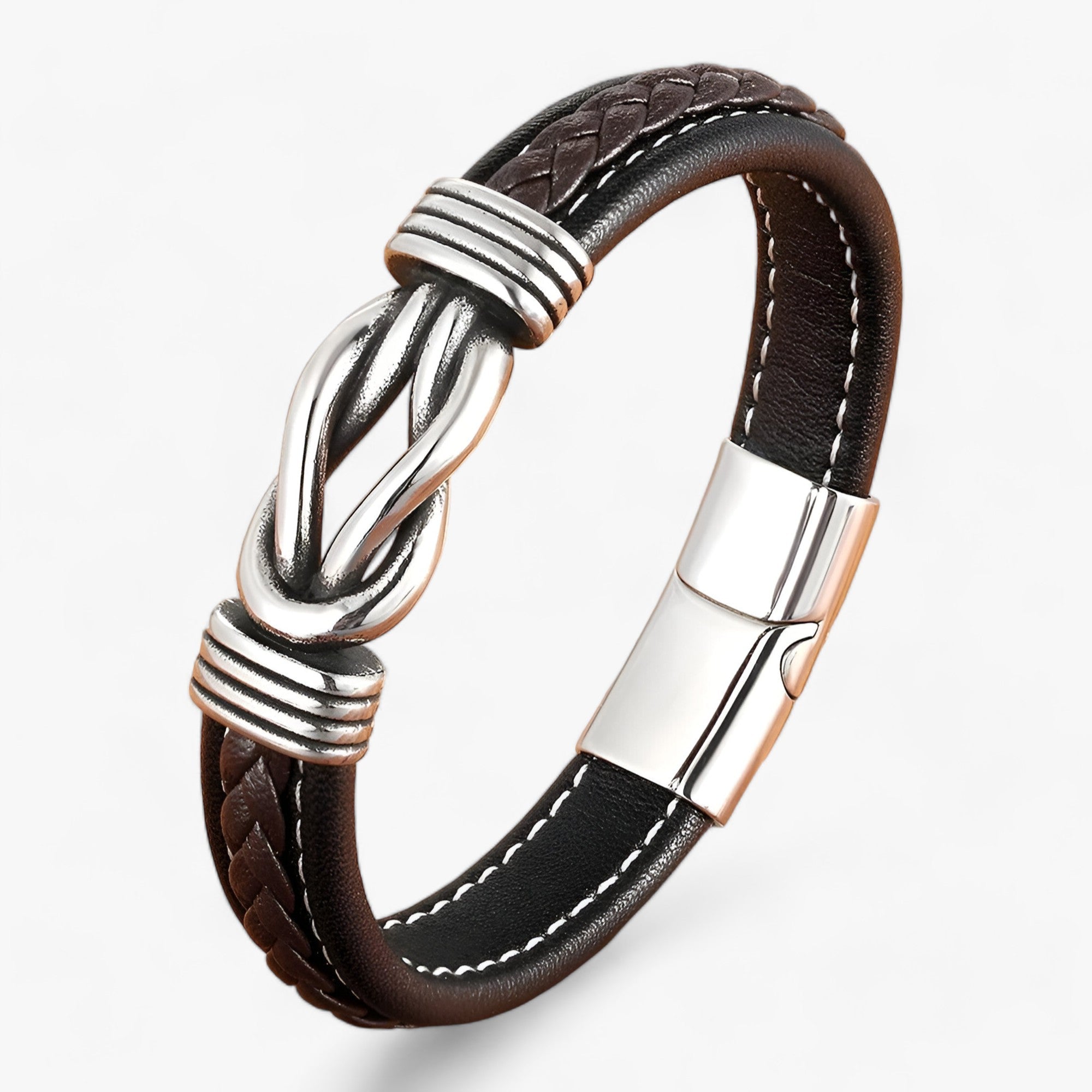 Ægte læderarmbånd - Elegance und robusthed kombineret