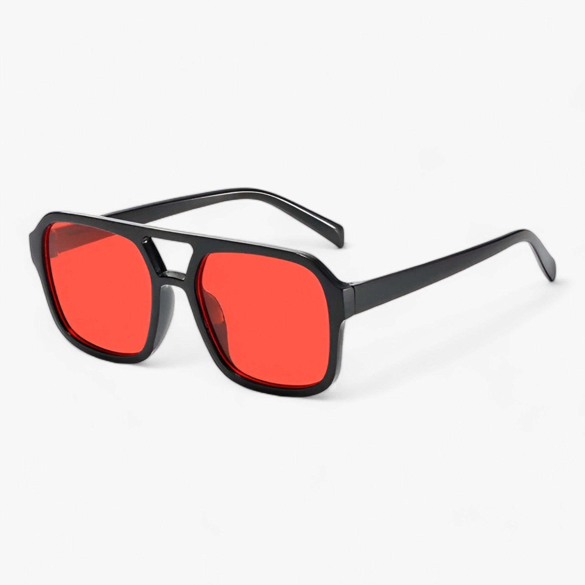 ICONIC - Gafas de sol cuadradas vintage: protección ocular elegante y atemporal para cualquier ocasión