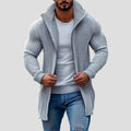 Julian gestreifter Strickcardigan mit Stehkragen – Mühelos chic, unverzichtbarer Alltagsbegleiter