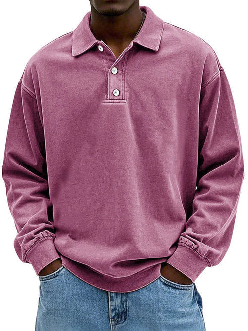 Casen – Elegantes Vintage-Hemd mit langen Ärmeln