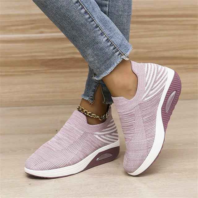 Knit Slip-On Ergonomic Shoes