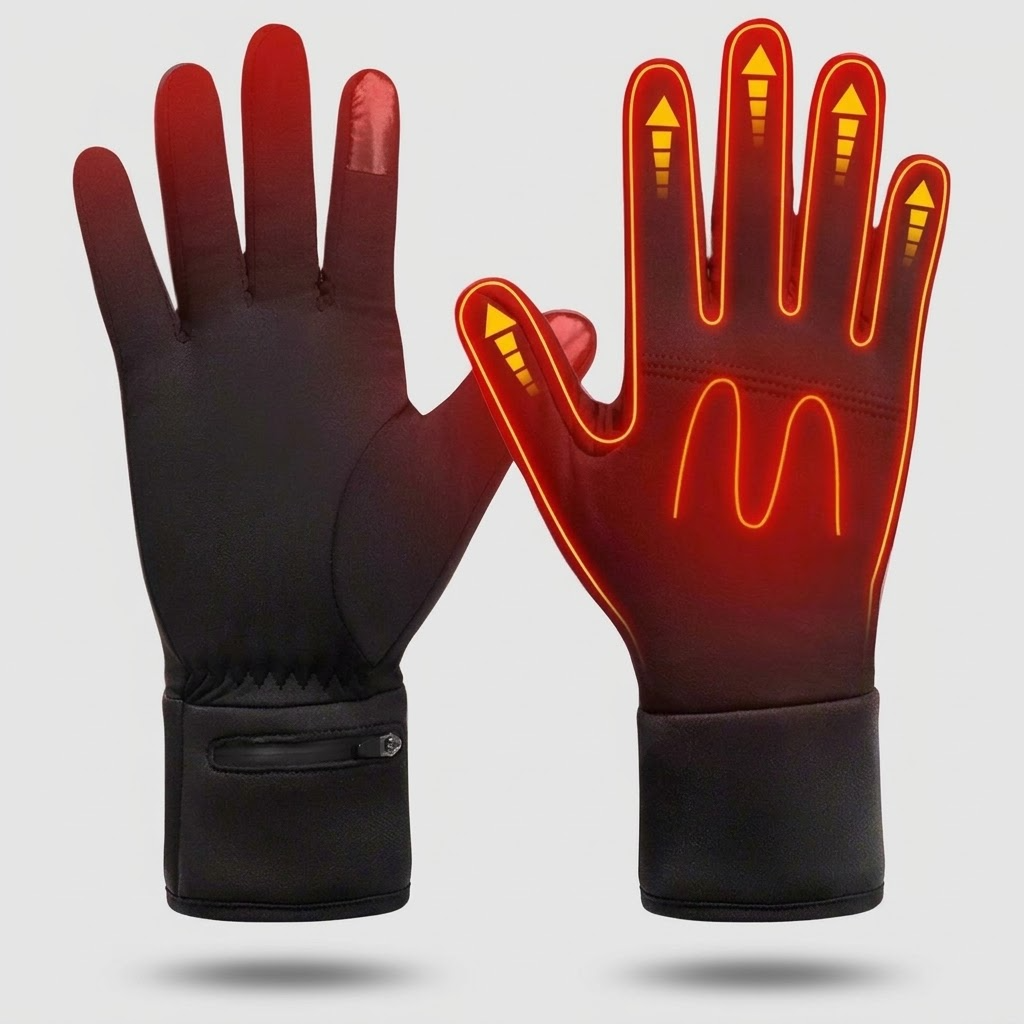 Unisex Beheizte Winterhandschuhe - Einstellbare Wärme, Bis zu 6 Stunden