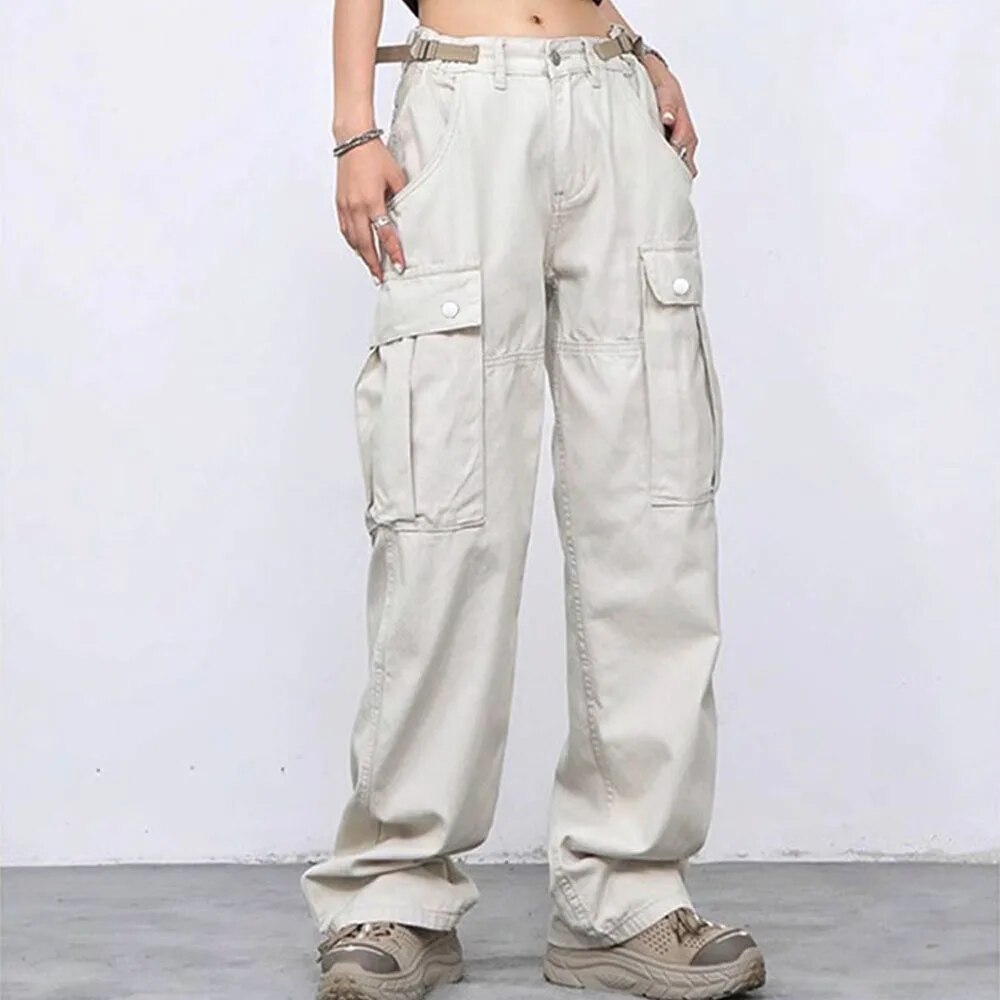 Rifka | Stilvolle Damen-Baggy-Cargohose mit geräumigen, praktischen Taschen