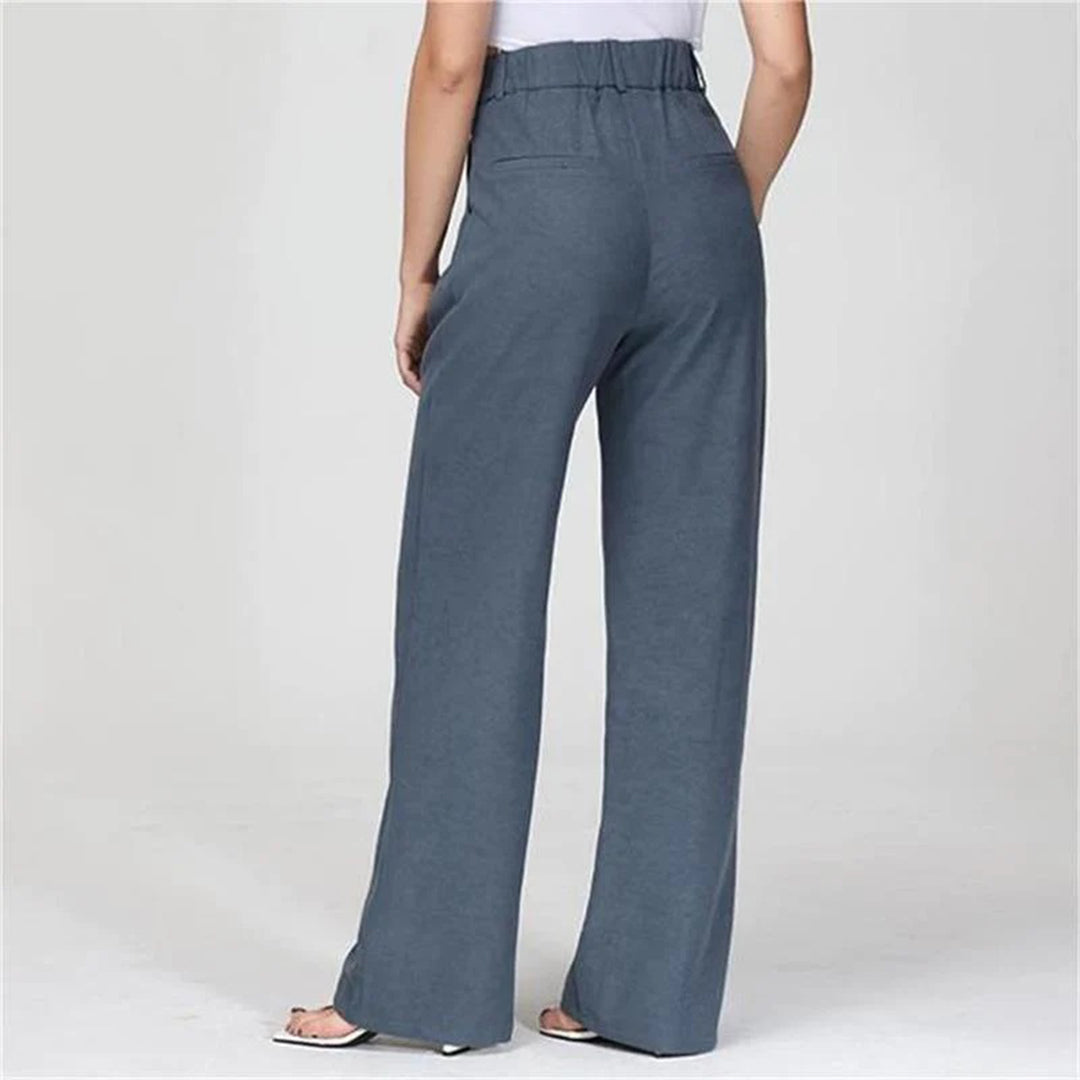 Rosen | Trendige und Schicke Hose in Hoher Taille für einen Eleganten Look