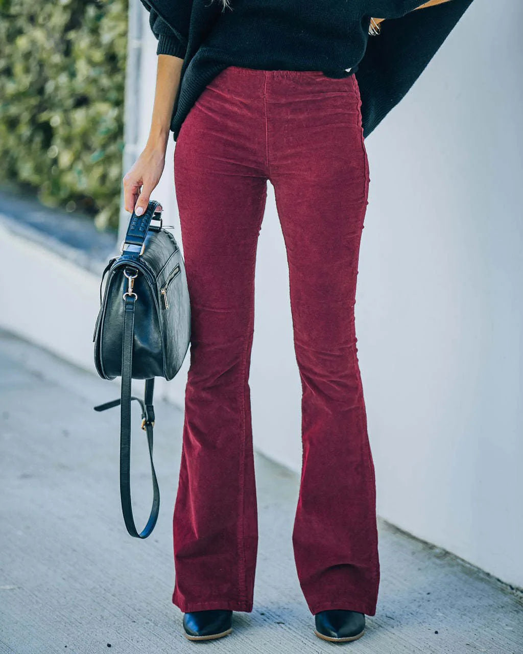 Rubi | Elegante hohe Taille Flare-Hose für Damen