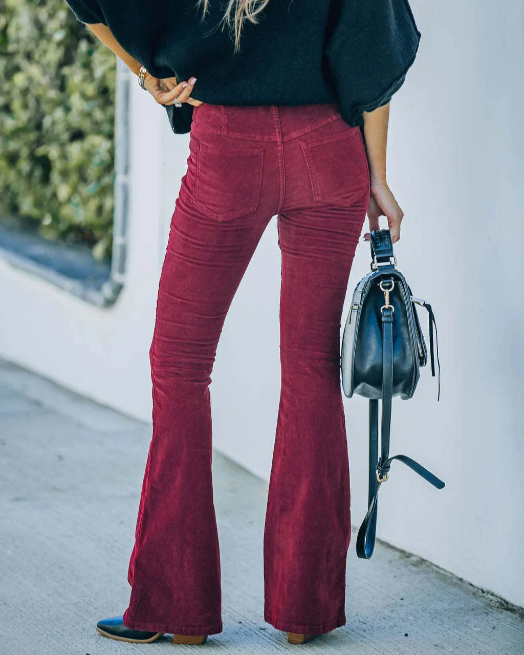Rubi | Elegante hohe Taille Flare-Hose für Damen