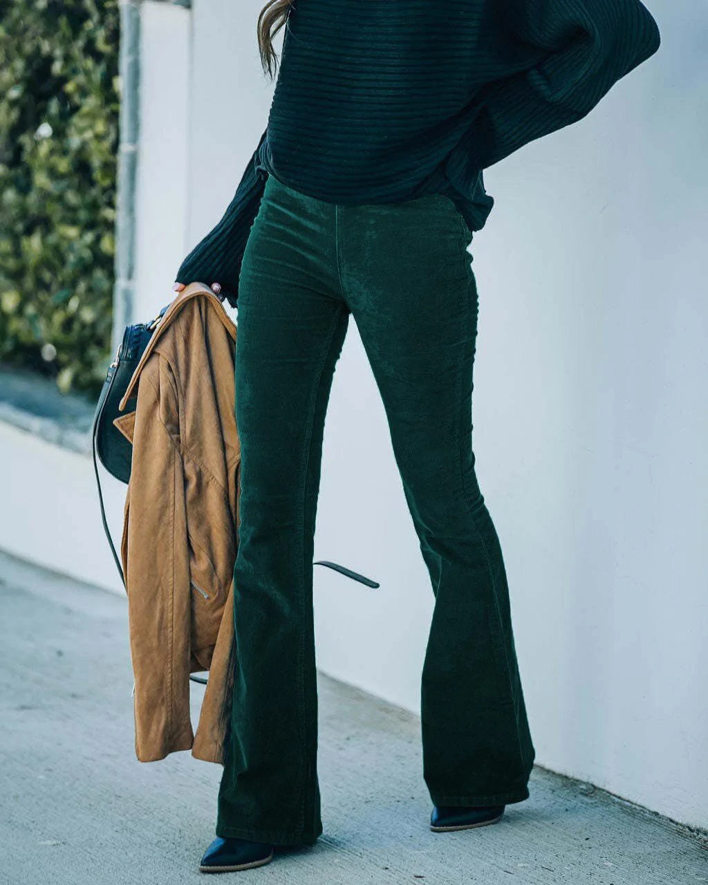 Rubi | Elegante hohe Taille Flare-Hose für Damen