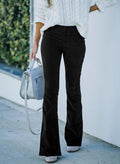 Elegante hohe Taille Flare-Hose für Damen