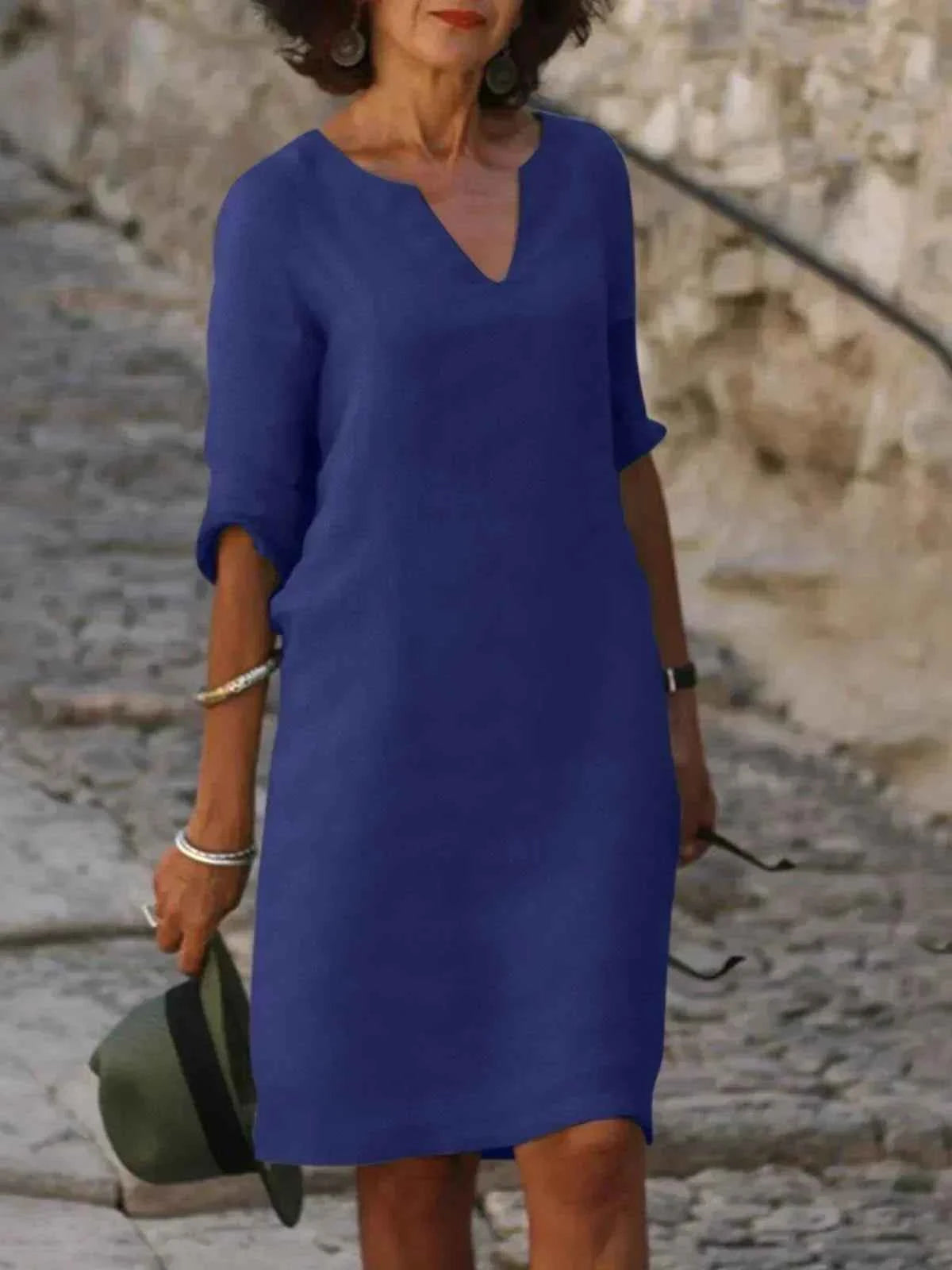 MMuse™ | Elegantes Kleid mit V-Ausschnitt