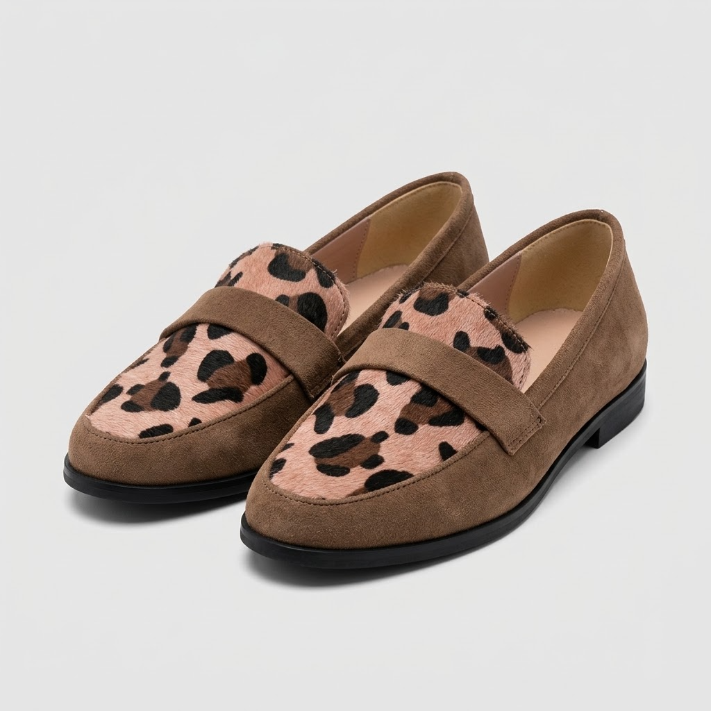 Elegante leopardprint-sko til damer, giv dit stilfulde look det ekstra touch  
