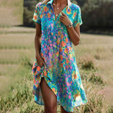 Damen Sommerkleid Boho-Chic - Fließend, Leicht & Vielseitig