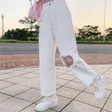 Stilvolle Weite Cordhosen mit Charmantem Look