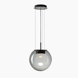 Modernes LED-Beleuchtung mit luxuriösem Glaseinsatz und galvanisierter Oberfläche