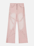 Eleganta lösa damjeans för en avslappnad och stilfull look