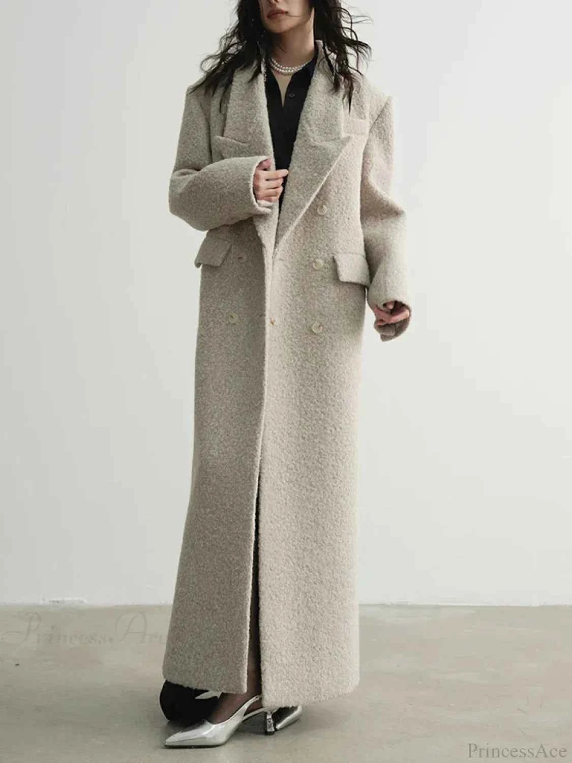 Lange Patchwork-Jacke für einen eleganten und bequemen Stil