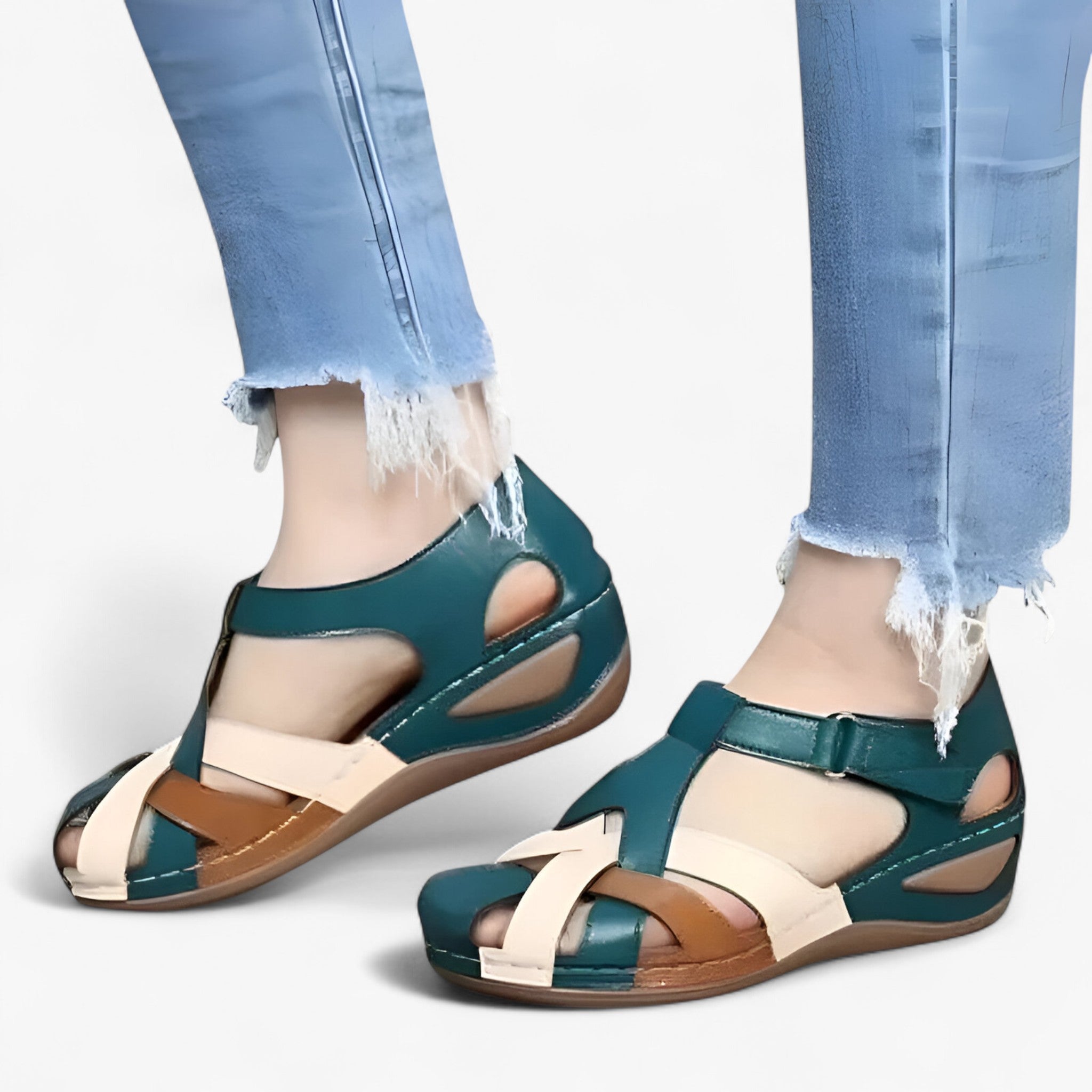 Sommer Sandalen - Halt und lethed