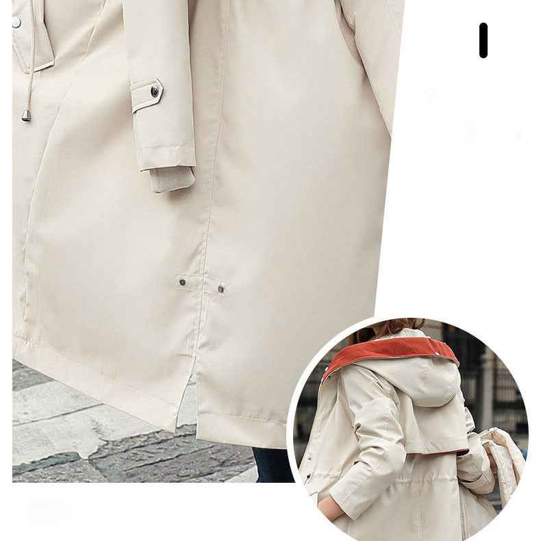 Fionna Damen-Winterjacke mit Kapuze und plüschigem Fellkragen
