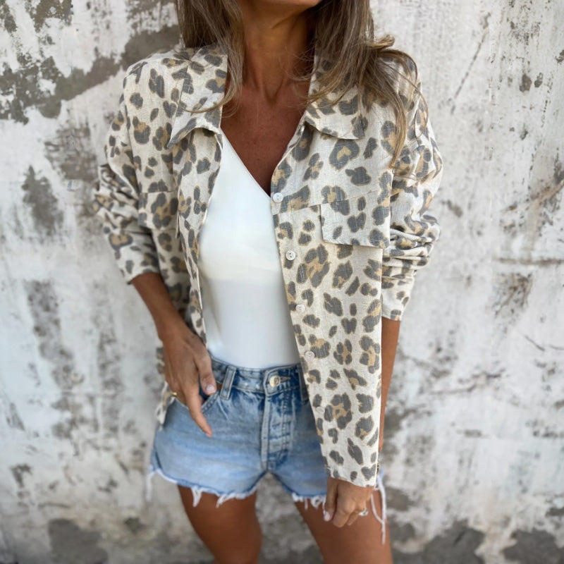 ARTHELIA – Elegantes bedrucktes Langarmhemd