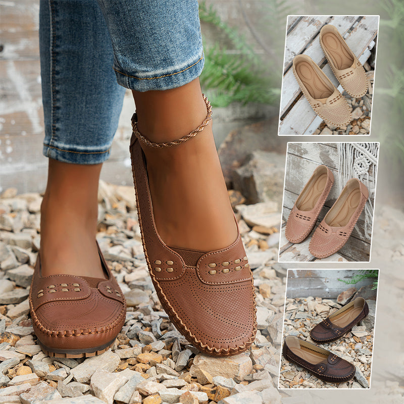 Leichte, bequeme und atmungsaktive flache Schuhe für Damen