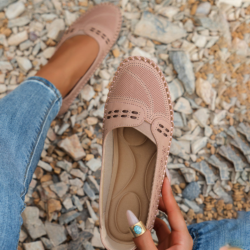 Leichte, bequeme und atmungsaktive flache Schuhe für Damen