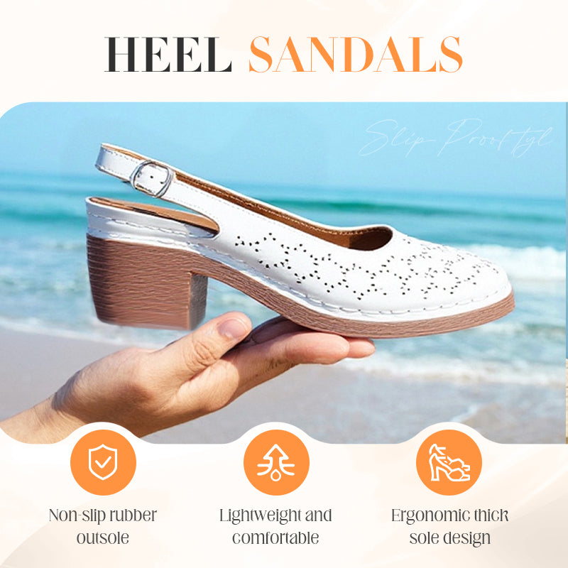 Damenschuhe mit geformten High Heels - Sommeredition mit 50% Rabatt im Sommerschlussverkauf