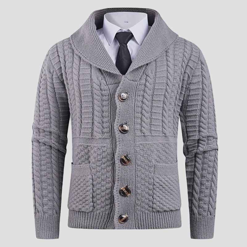 Jackson formeller Wollcardigan — zeitlose, elegante Strickware